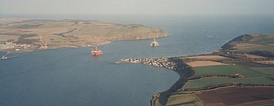 Aerial view of Cromarty from the west - 2001