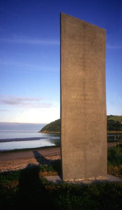 Hugh Miller Standing Stone - Looking East