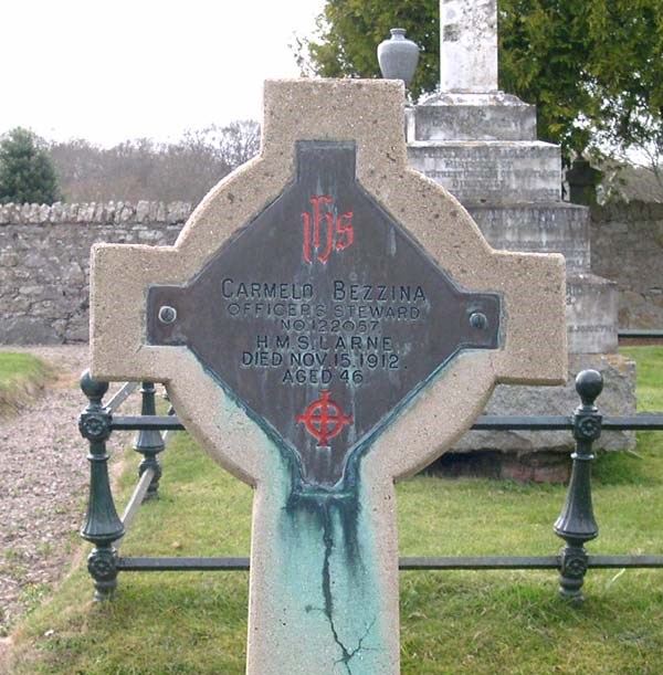 Grave of Carmelo Bezzina, d.1912