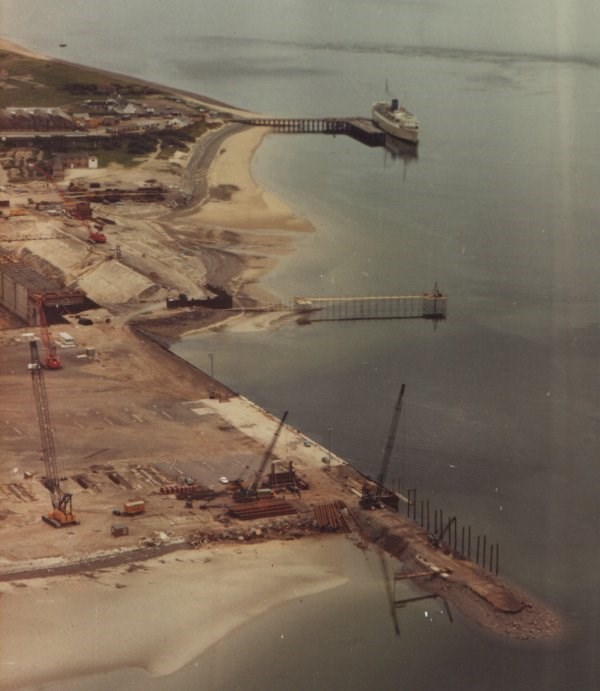Nigg Yard under construction - 26/6/1973