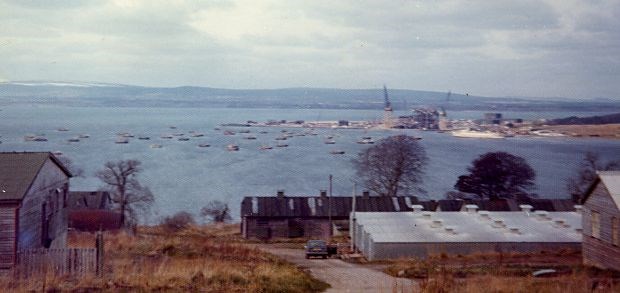 Fishing Blockade from the Chicken Farm - 1975