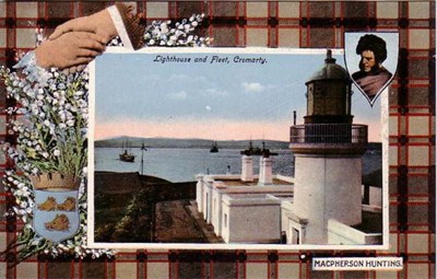Lighthouse & Fleet off Cromarty
