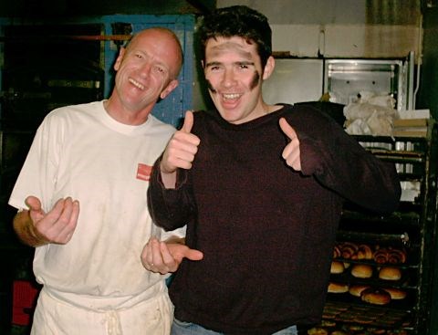 Dave the baker and Greig Thompson - 2004