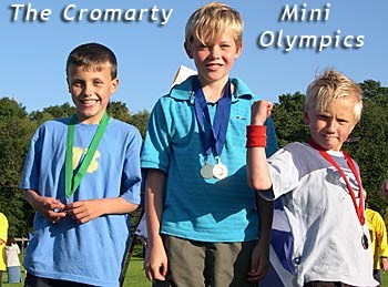 Medal Winners at the Cromarty Mini Olympic Games