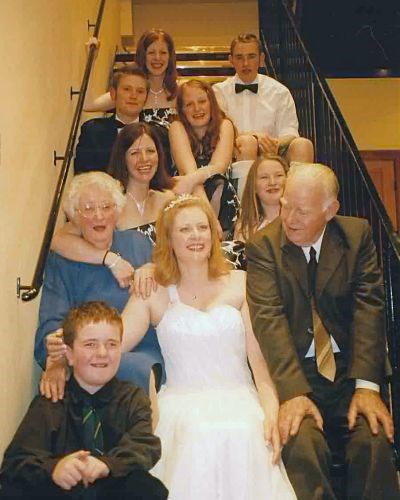 The Hoggs at Kirsten's Wedding - 2004