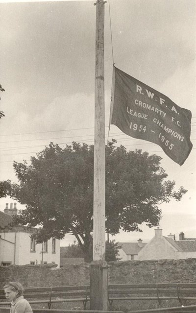 League Flag at Victoria Park - 1955