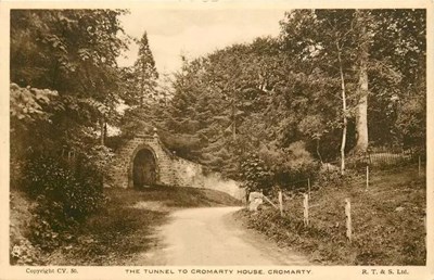 The tunnel to Cromarty House