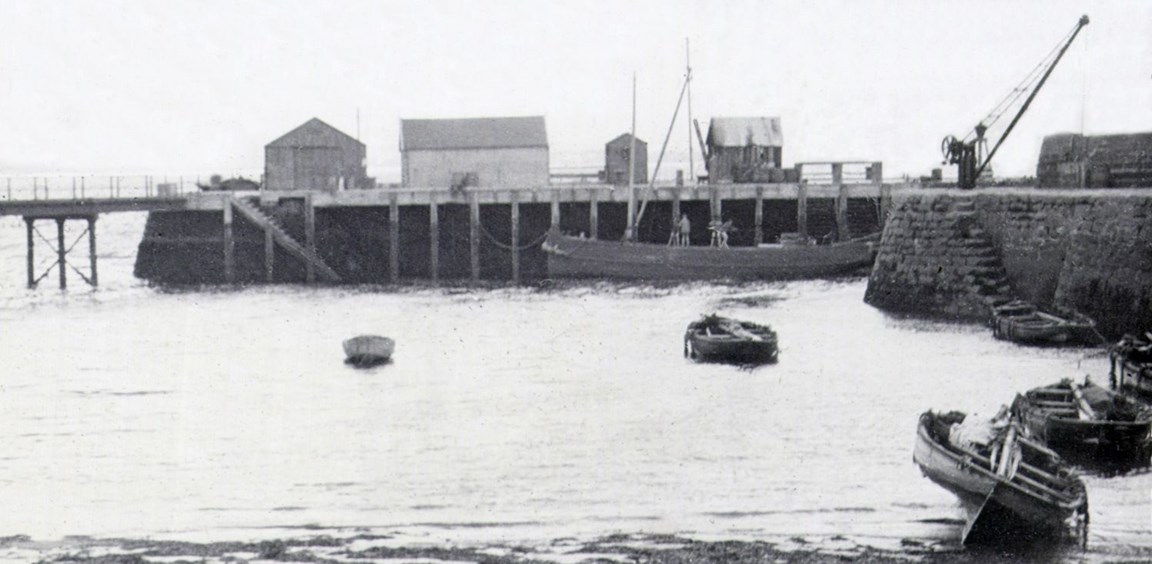 The harbour at low tide