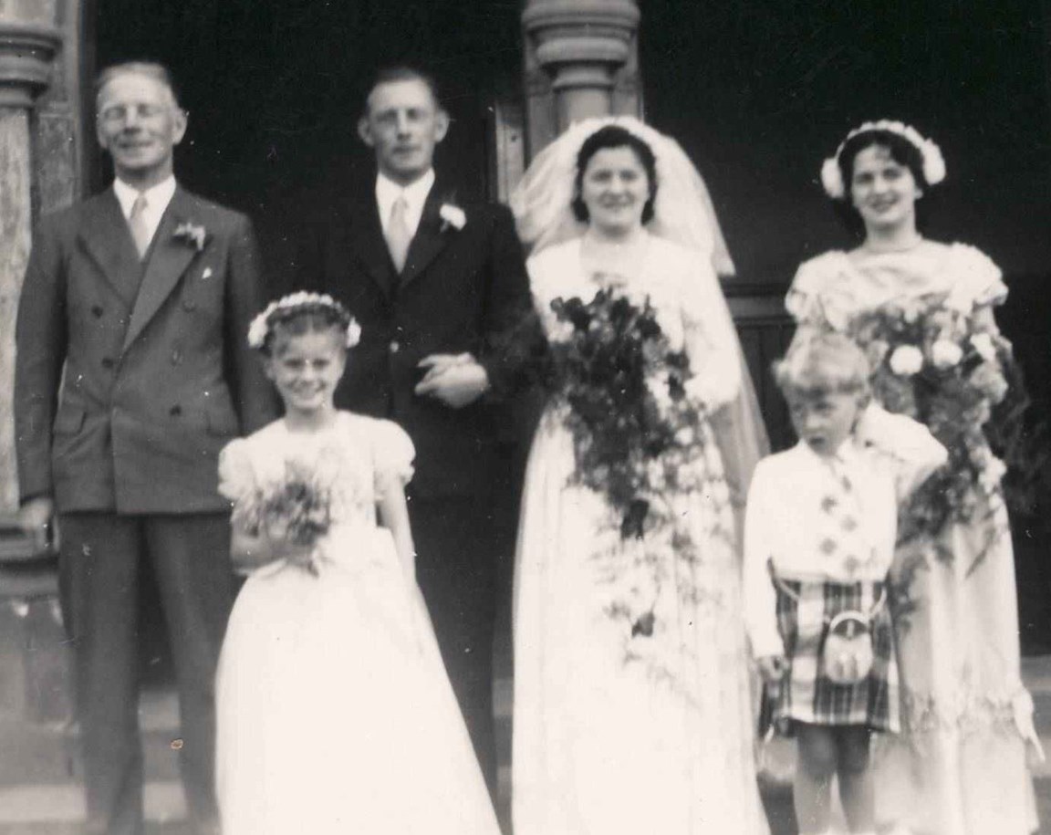Florence Gilles' Wedding - c1945