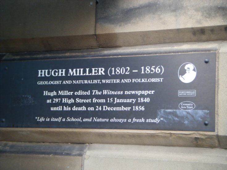 Hugh Miller Plaque